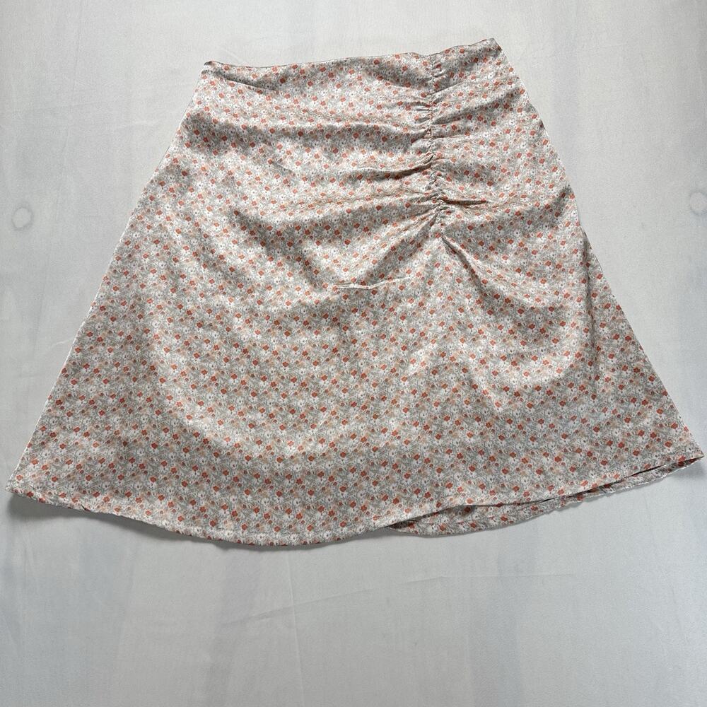 Japna Womens‎ Foral Mini Skirt Ruffle Side Design Size Xs